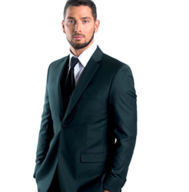 Green Suit by Fabian Couture