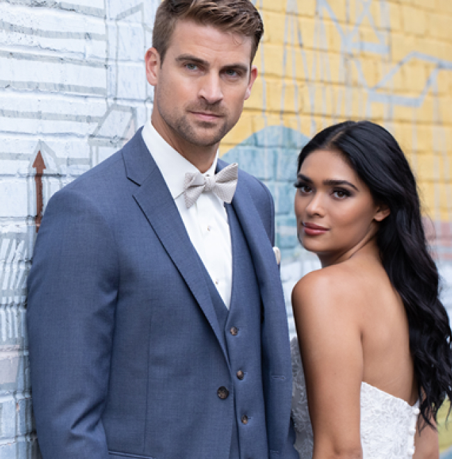 Leo Medium Blue Suit by Kennith Cole