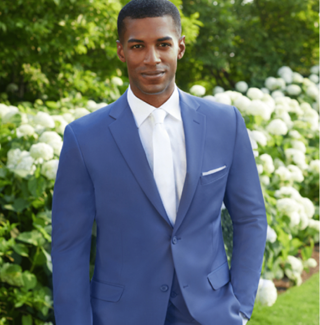 Yale Fox Blue Suit by Ike Behr
