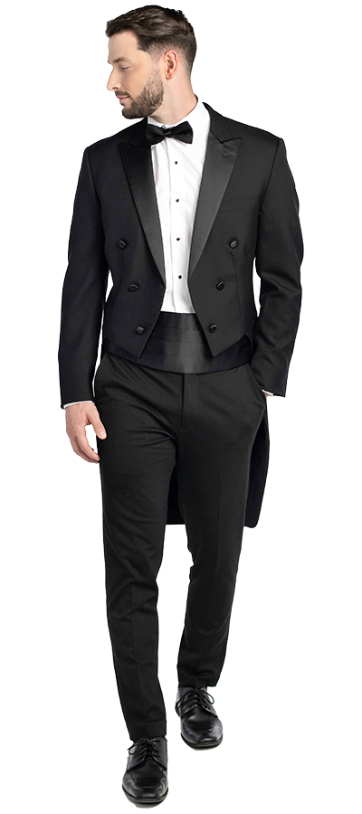 Front view of the Peak Tailcoat