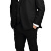 Front view of the Rocco Black Suit