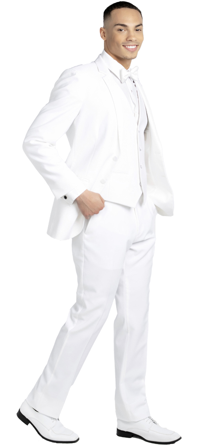 Right side view of the White Tuxedo