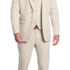 The Metro Tan Notch Lapel Two Button Suit