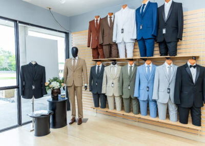 Skeffington's in store suit display