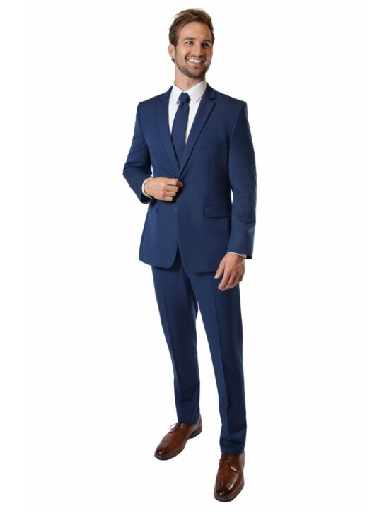 Indigo Notch Lapel Suit