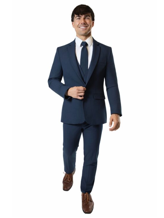 Navy Notch Lapel Suit