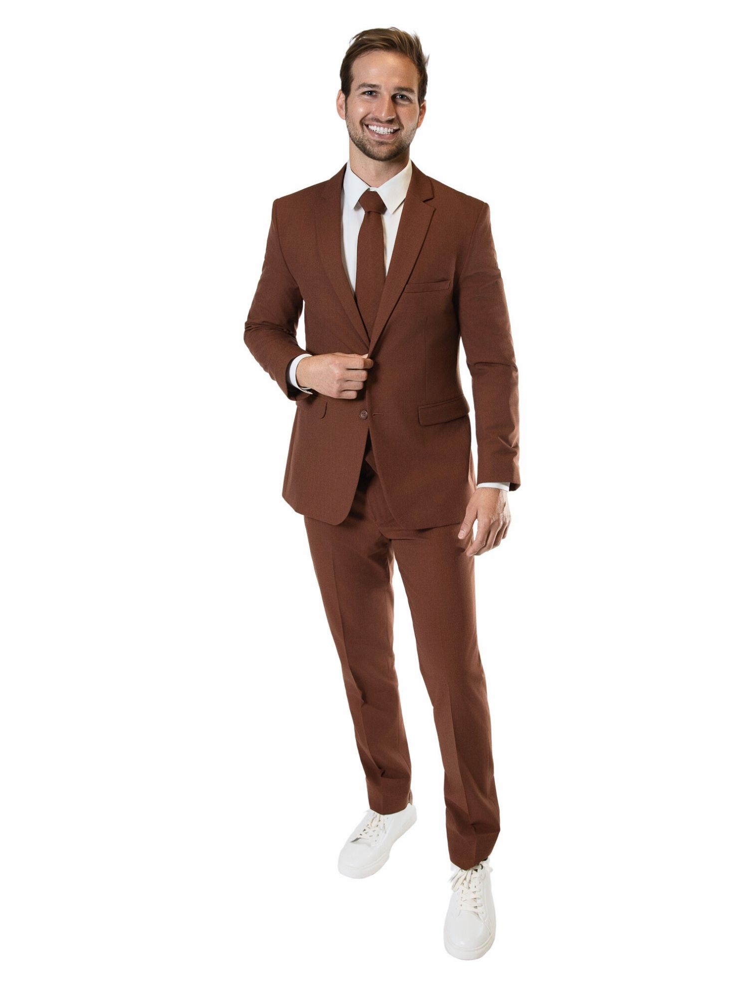 Rust Notch Lapel Suit - Skeffingtons Formal Wear